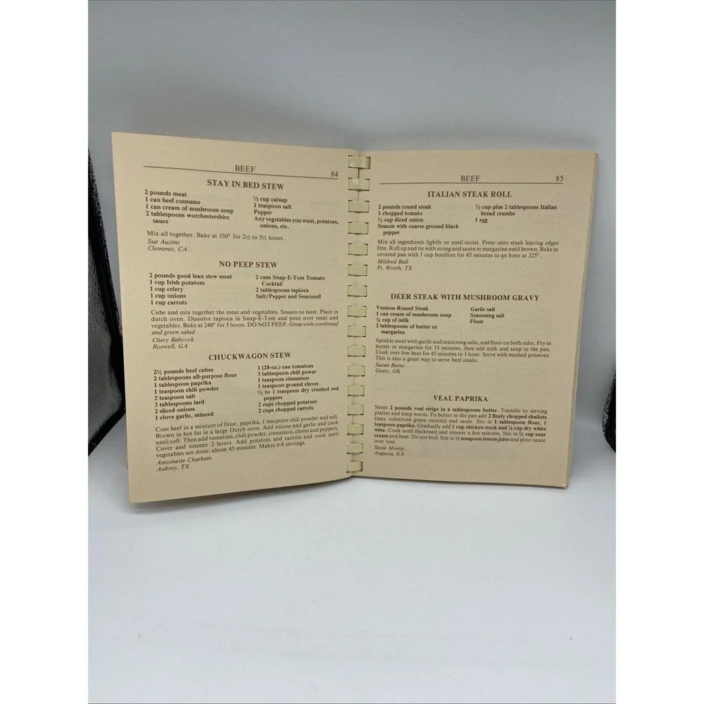 Vintage Let's Eat C.I.A. Cookbook Cutters In Action Recipes Spiral Bound Western